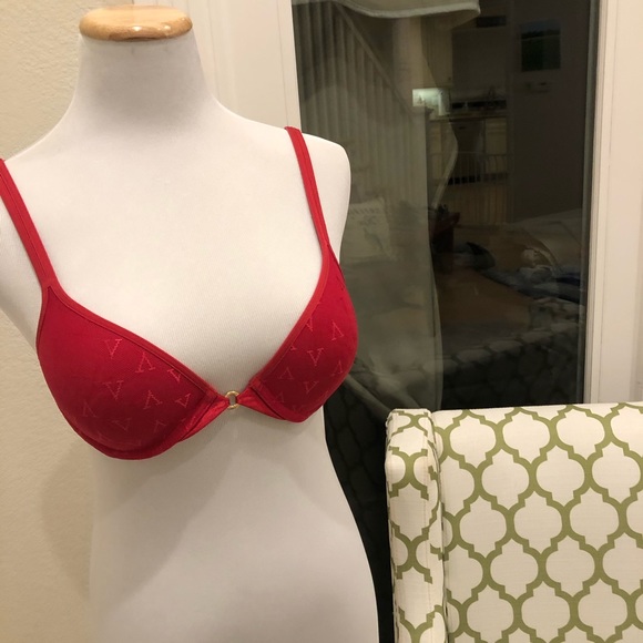 Victoria's Secret Other - VICTORIA SECRETS Red Monogrammed sexy bra!❤️